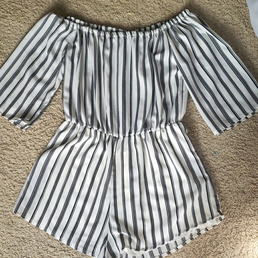 Off the Shoulder Romper